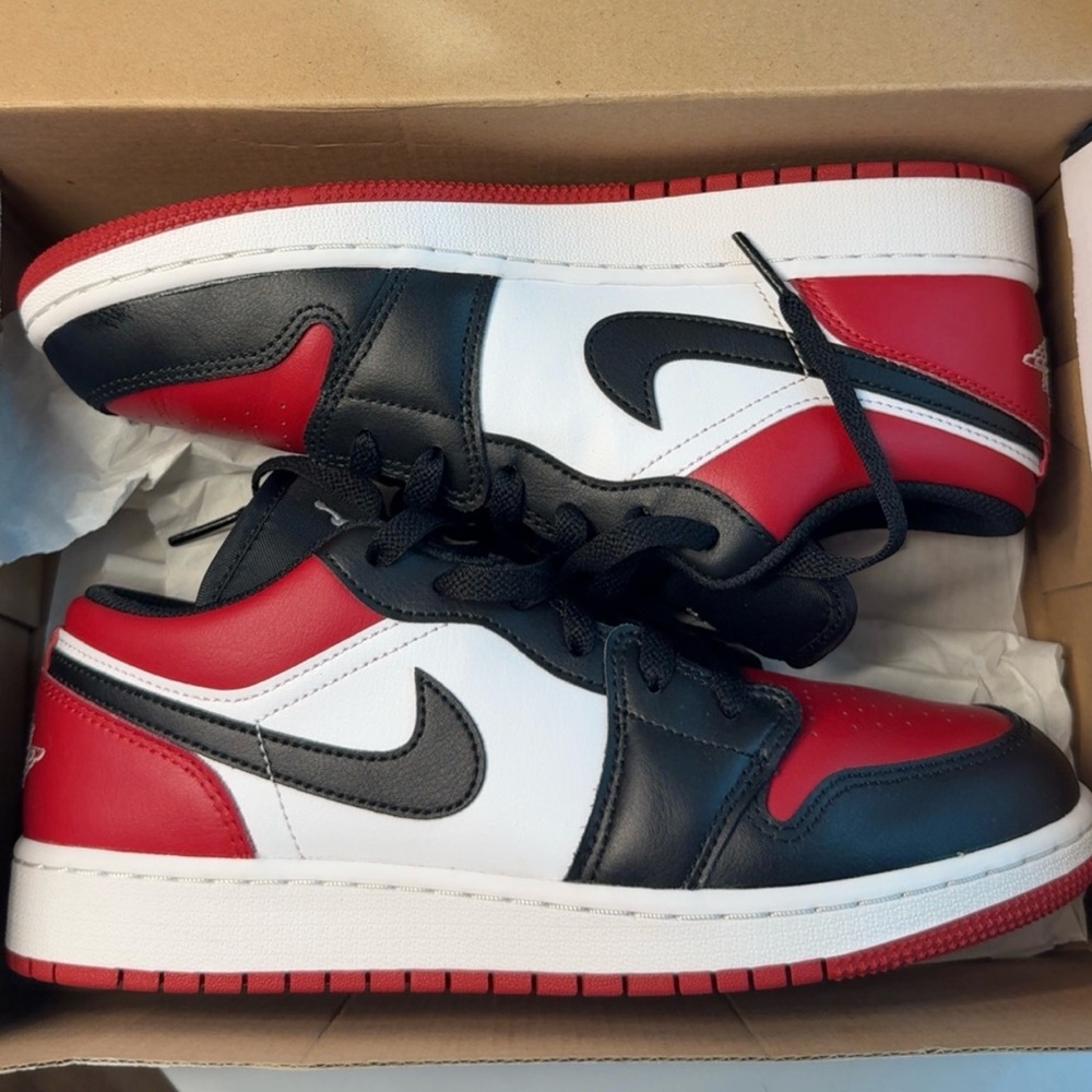 Nike Women Red, Black, and White Sneakers